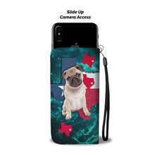 Load image into Gallery viewer, Awesome Pug Dog Print Wallet Case-Free Shipping-TX State
