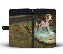 Load image into Gallery viewer, Beagle heart Print Wallet Case-Free Shipping-TX State