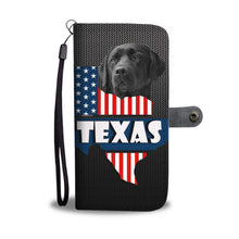 Load image into Gallery viewer, Amazing Black Labrador Retriever Dog Print Wallet Case-Free Shipping-TX State