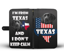 Load image into Gallery viewer, Amazing Black Labrador Retriever Dog Print Wallet Case-Free Shipping-TX State