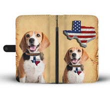 Load image into Gallery viewer, Amazing Beagle Print Wallet Case-Free Shipping-TX State