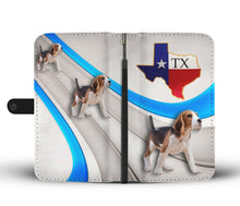 Load image into Gallery viewer, Beagle Walking Print Wallet Case-Free Shipping-TX State