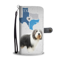 Load image into Gallery viewer, Bearded Collie Print Wallet Case-Free Shipping-TX State