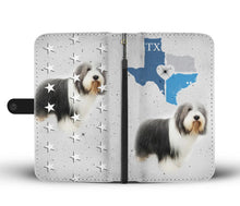 Load image into Gallery viewer, Bearded Collie Print Wallet Case-Free Shipping-TX State