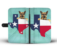 Load image into Gallery viewer, Amazing German Shepherd Dog Print Wallet Case-Free Shipping-TX State