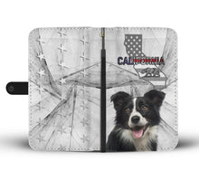 Load image into Gallery viewer, Border Collie Print Wallet Case-Free Shipping-CA State
