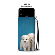 Load image into Gallery viewer, Bichon Frise Puppies Print Wallet Case- Free Shipping-NV State