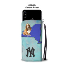 Load image into Gallery viewer, Basset Hound Dog Print Wallet Case-Free Shipping-NY State