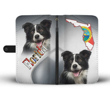 Load image into Gallery viewer, Border Collie Print Wallet Case-Free Shipping-FL State