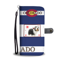 Load image into Gallery viewer, Bearded Collie Print Wallet Case-Free Shipping-CO State