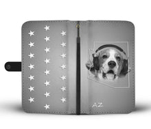 Load image into Gallery viewer, Beagle Dog Print Wallet Case- Free Shipping-AZ State