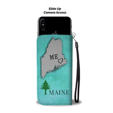 Load image into Gallery viewer, Akita Dog Print Wallet Case-Free Shipping-ME State