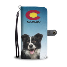 Load image into Gallery viewer, Border Collie Print Wallet Case-Free Shipping-CO State