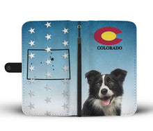 Load image into Gallery viewer, Border Collie Print Wallet Case-Free Shipping-CO State