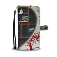 Load image into Gallery viewer, Border Collie Heart Storage Print Wallet Case-Free Shipping-WA State