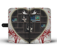 Load image into Gallery viewer, Border Collie Heart Storage Print Wallet Case-Free Shipping-WA State
