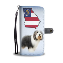 Load image into Gallery viewer, Bearded Collie Print Wallet Case-Free Shipping-GA State