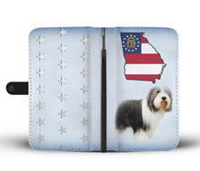 Load image into Gallery viewer, Bearded Collie Print Wallet Case-Free Shipping-GA State