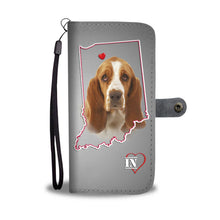 Load image into Gallery viewer, Basset Hound Print Wallet Case-Free Shipping-IN State