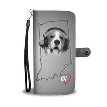 Load image into Gallery viewer, Beagle Print Wallet Case- Free Shipping-IN State