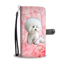 Load image into Gallery viewer, Bichon Frise Print Wallet Case-Free Shipping- IN State