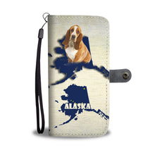 Load image into Gallery viewer, Basset Hound Dog Print Wallet Case-Free Shipping-AK State