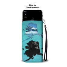 Load image into Gallery viewer, Black Labrador Retriever Dog Print Wallet Case-Free Shipping-AK State