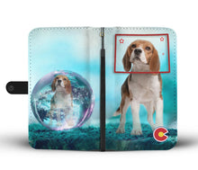 Load image into Gallery viewer, Beagle Print Wallet Case-Free Shipping-CO State