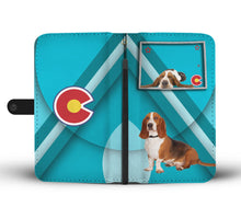 Load image into Gallery viewer, Basset Hound Print Wallet Case-Free Shipping-CO State
