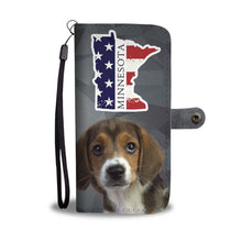 Load image into Gallery viewer, Beagle Print Wallet Case-Free Shipping-MN State