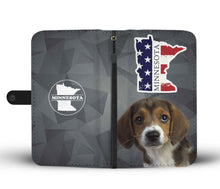 Load image into Gallery viewer, Beagle Print Wallet Case-Free Shipping-MN State