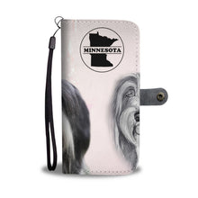 Load image into Gallery viewer, Bearded Collie Print Wallet Case-Free Shipping-MN State