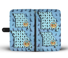 Load image into Gallery viewer, Amazing Labrador Pattern Print Wallet Case-Free Shipping-MO State