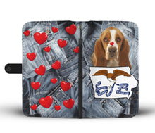 Load image into Gallery viewer, Basset Hound Print Wallet Case-Free Shipping-IA State