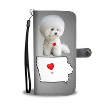 Load image into Gallery viewer, Bichon Frise Print Wallet Case-Free Shipping- IA State