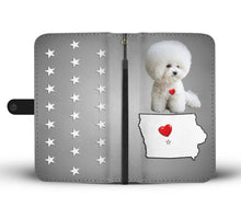Load image into Gallery viewer, Bichon Frise Print Wallet Case-Free Shipping- IA State