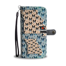 Load image into Gallery viewer, Amazing Boston Terrier Pattern Print Wallet Case-Free Shipping-MO State