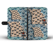 Load image into Gallery viewer, Amazing Boston Terrier Pattern Print Wallet Case-Free Shipping-MO State