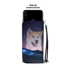 Load image into Gallery viewer, Akita Dog Print Wallet Case-Free Shipping-IL State