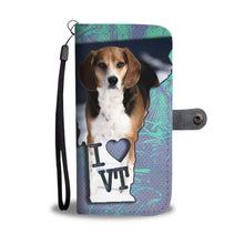 Load image into Gallery viewer, Beagle Dog Print Wallet Case-Free Shipping-VT State