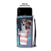 Load image into Gallery viewer, Beagle Dog Print Wallet Case-Free Shipping-VT State