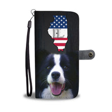 Load image into Gallery viewer, Border Collie Print Wallet Case-Free Shipping-IL State