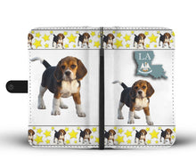 Load image into Gallery viewer, Beagle Print Wallet Case-Free Shipping-LA State