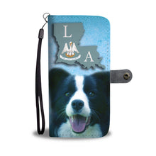 Load image into Gallery viewer, Border Collie Print Wallet Case-Free Shipping-LA State