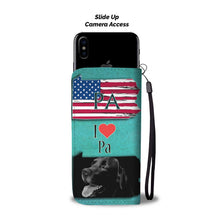 Load image into Gallery viewer, Black Labrador Print Limited Edition Wallet Case-Free Shipping-PA State