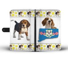 Load image into Gallery viewer, Beagle Print Wallet Case-Free Shipping-CT State