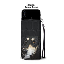Load image into Gallery viewer, Black Saluki Print Wallet Case-Free Shipping-CT State