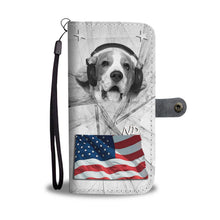 Load image into Gallery viewer, Beagle Dog Print Wallet Case- Free Shipping-ND State