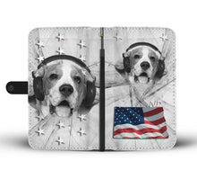 Load image into Gallery viewer, Beagle Dog Print Wallet Case- Free Shipping-ND State