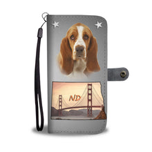 Load image into Gallery viewer, Basset Hound Print Wallet Case-Free Shipping-ND State